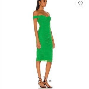 Tabitha Midi Dress in Kelly Green purchased from Revolve, worn once.